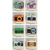 8 Pcs Colorful Sewing Patches Iron on Embroidered Patches Cartoon Camera Sew On Appliques Patches for Clothes Hat