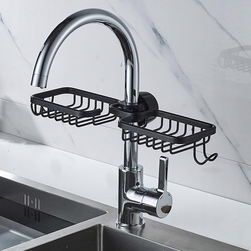 Sponge Holder For Sink Faucet Organizer Liquid