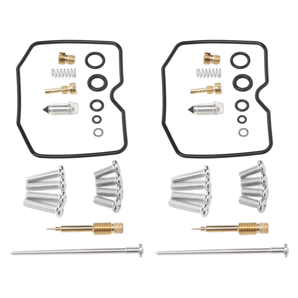 2 Sets Motorcycle Carburetor Rebuild Repair Kit Replacement for Vulcan 500 EN500C LTD 1996?2009