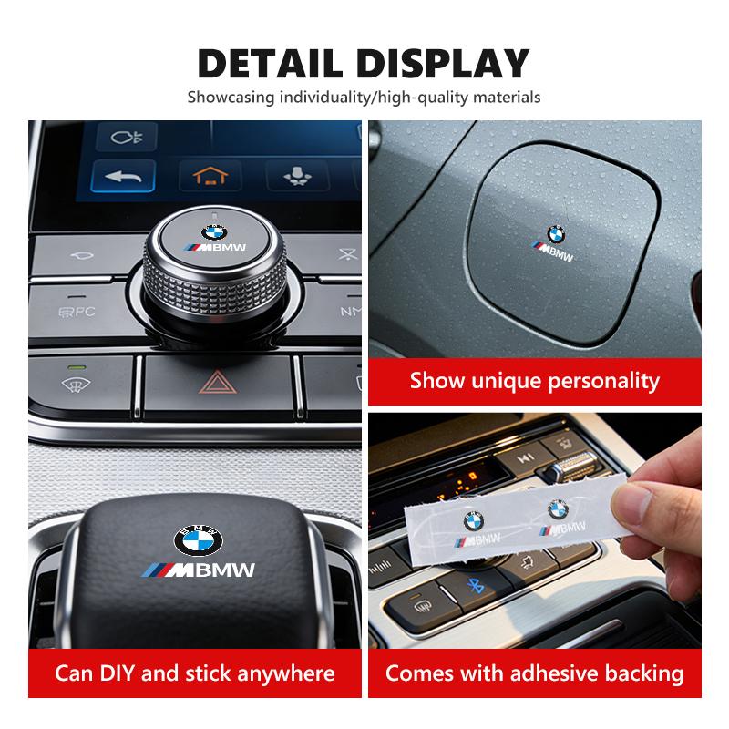 Car Logo Sticker Emblem Auto Body Decal Decor Accessories For BMW M Sport M2 M3 M4 M5 M6 E46 E90 E60 F10 F20 E87 X3 X6 PI1