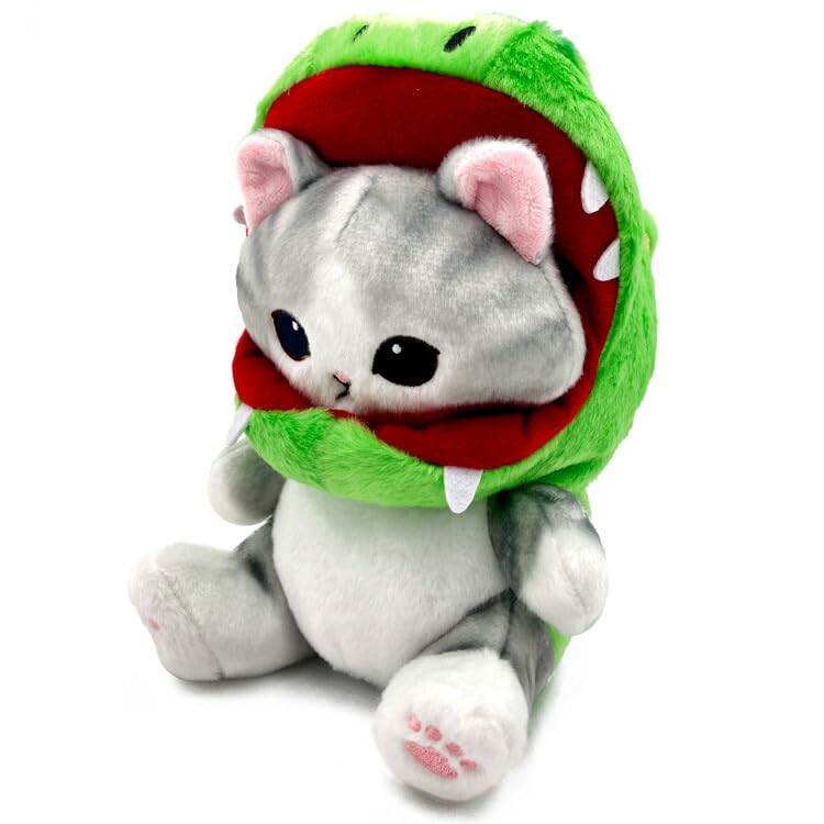 Sun Arrow Mofusand Potetama Plush Toy Crocodile Nyan Gray 941136 Mofusand Jyuno X Instagram SNS Cat