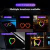 USB RGB Sweet Heart Atmosphere Light For APP&Remote Control Car Triangle Window Interior Motor Decoration Modification Neon Lamp