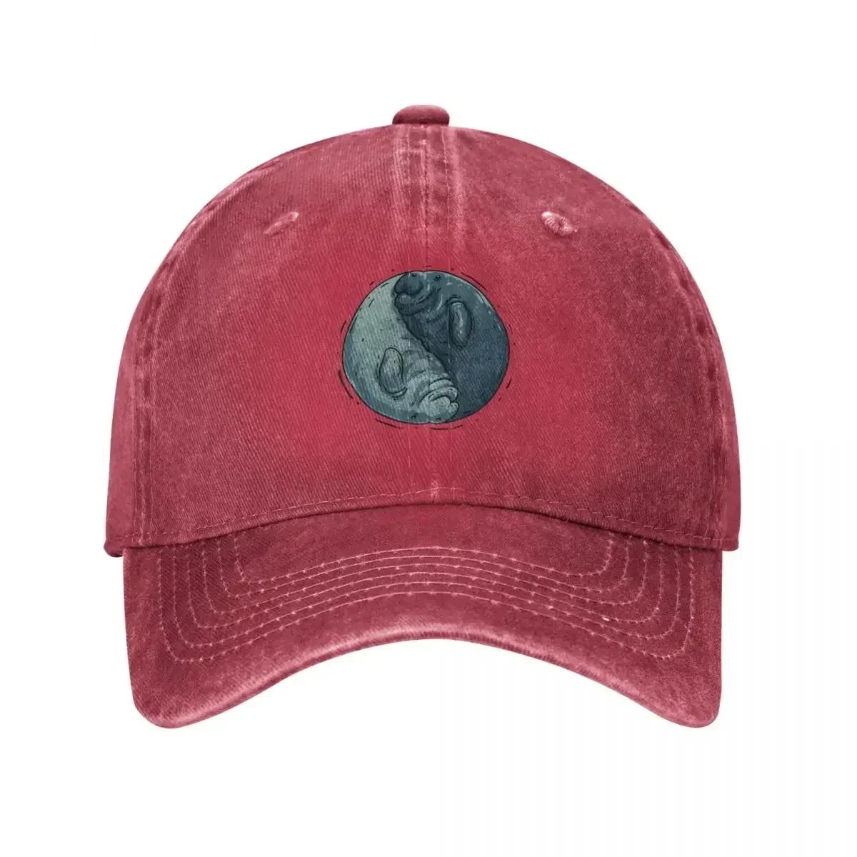 Unisexatee Yin and Yang Dugong Unisexatee County Baseball Cap Luxury Brand Anime funny hat For Unisex Womens