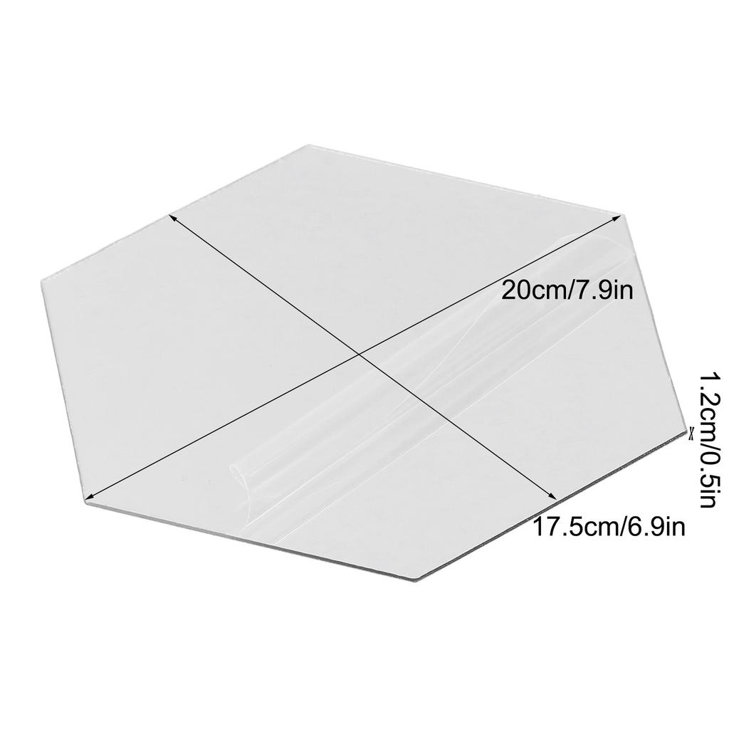 Acrylic Hexagonal Mirror Setting Wall Self Adhesive Stickers Decoration for Home Room