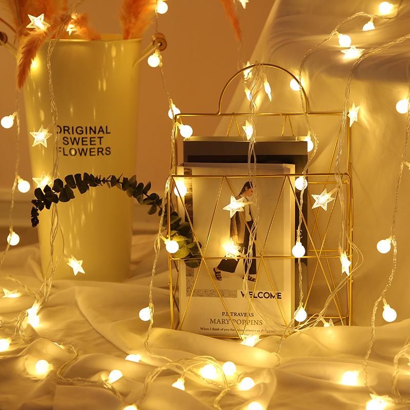 Christmas LED Star Ball Lights: Colorful Starry Sky Decorative Lights for Dorms, Weddings, and Festive Rooms