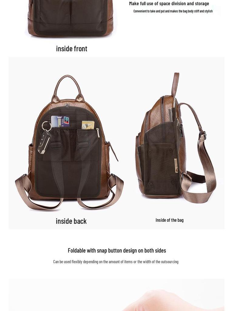 Women's Travel Backpack - Inner Bag Organizer for School and Storage