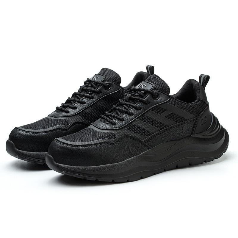 Low-top Breathable Fly-woven Anti-smashing and Anti-piercing Steel Baotou Protective Shoes, Light and Breathable, Wear-resistant On Construction Sites