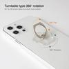 [2 Pack] Transparent Finger Ring Cell Phone Ring Holder Stand,360 Degree Rotation and 180 Degree Adjustable Finger Ring Kickstand with Polished