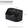 Creative Bamboo & Wood Multifunctional Organizer: Detachable Storage Box for Stationery, Remote, Makeup Brushes, and Pen Holder.
