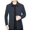 Men's 2026 Spring Fashion Business Casual Lapel Jacket - Versatile Solid Color Outerwear