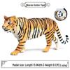 Siberian, Male, African, and White Tiger Cognitive Toy Set for Kids.
