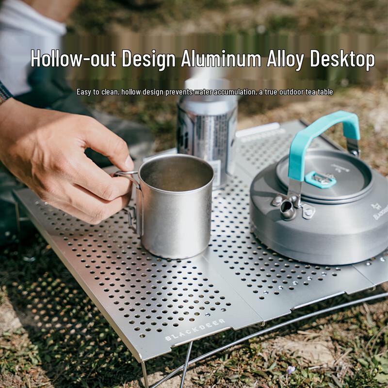 Black Deer Aluminum Alloy Portable Folding Table