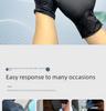 Wanli Black Nitrile Disposable Gloves - Food Grade, Acid & Alkali Resistant, Ideal for Housework & Tattoos