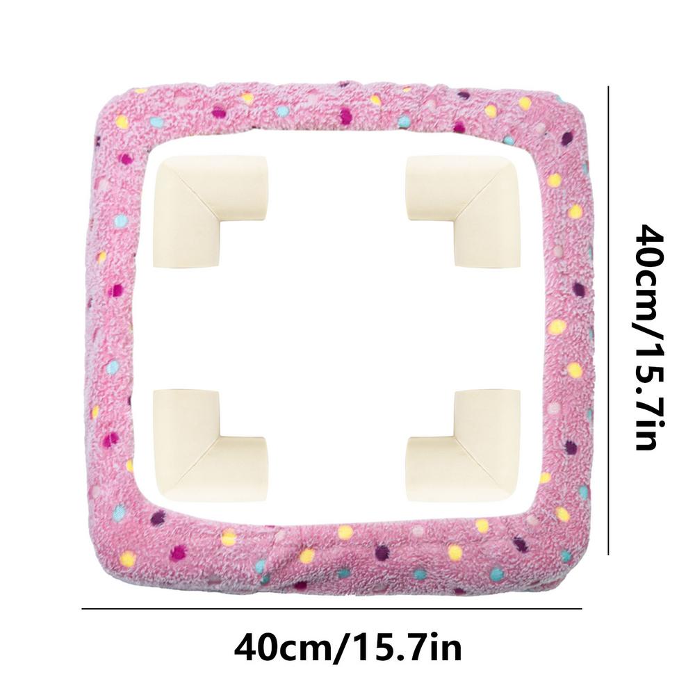 Gripper Strip Frame Cover Flannel Cover For Tufting Frame Embroidery Hoop Cover With 4 Foam Anti-Collision Corners For Knitting