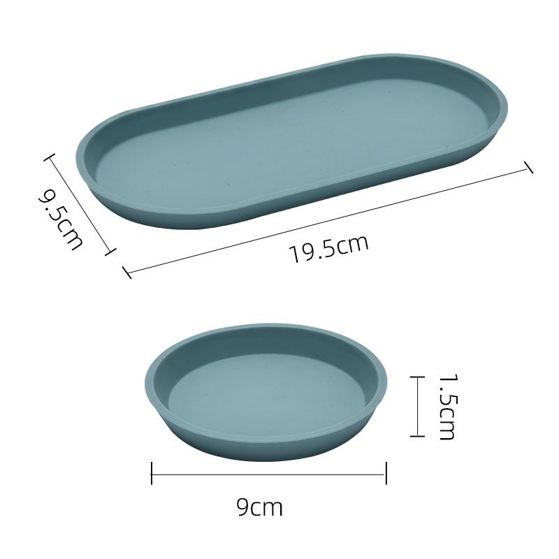 Silicone Storage Tray for Bathroom KitchenLiving Room Dressing Table KeysCosmetics and Rings