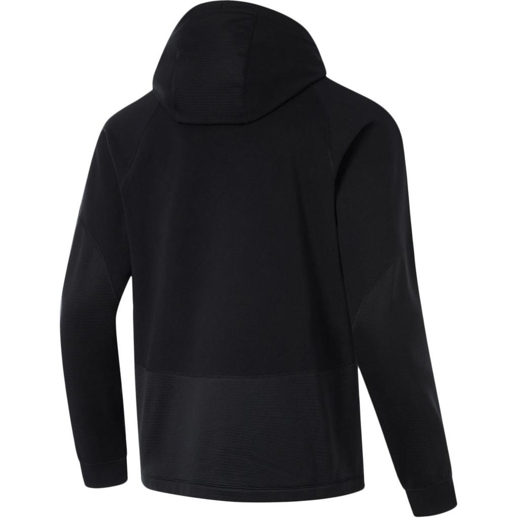 Li Ning Basketball Collection Thermal Comfortable Cardigan Fleece Lined Athleisure Sweatshirt Men's Black AWDU525-1