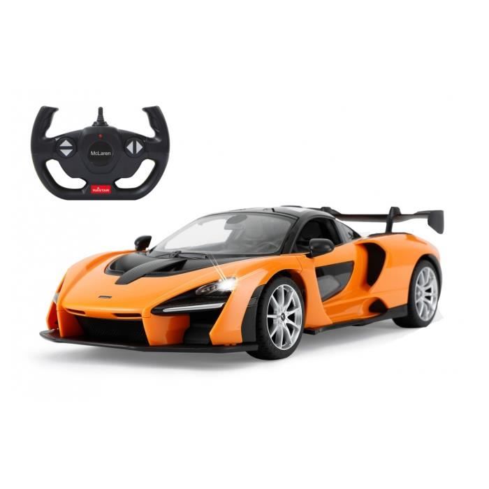 Voiture électrique pour enfant - jamara - mclaren senna car - orange - 3 ans et plus - rechargeable usb