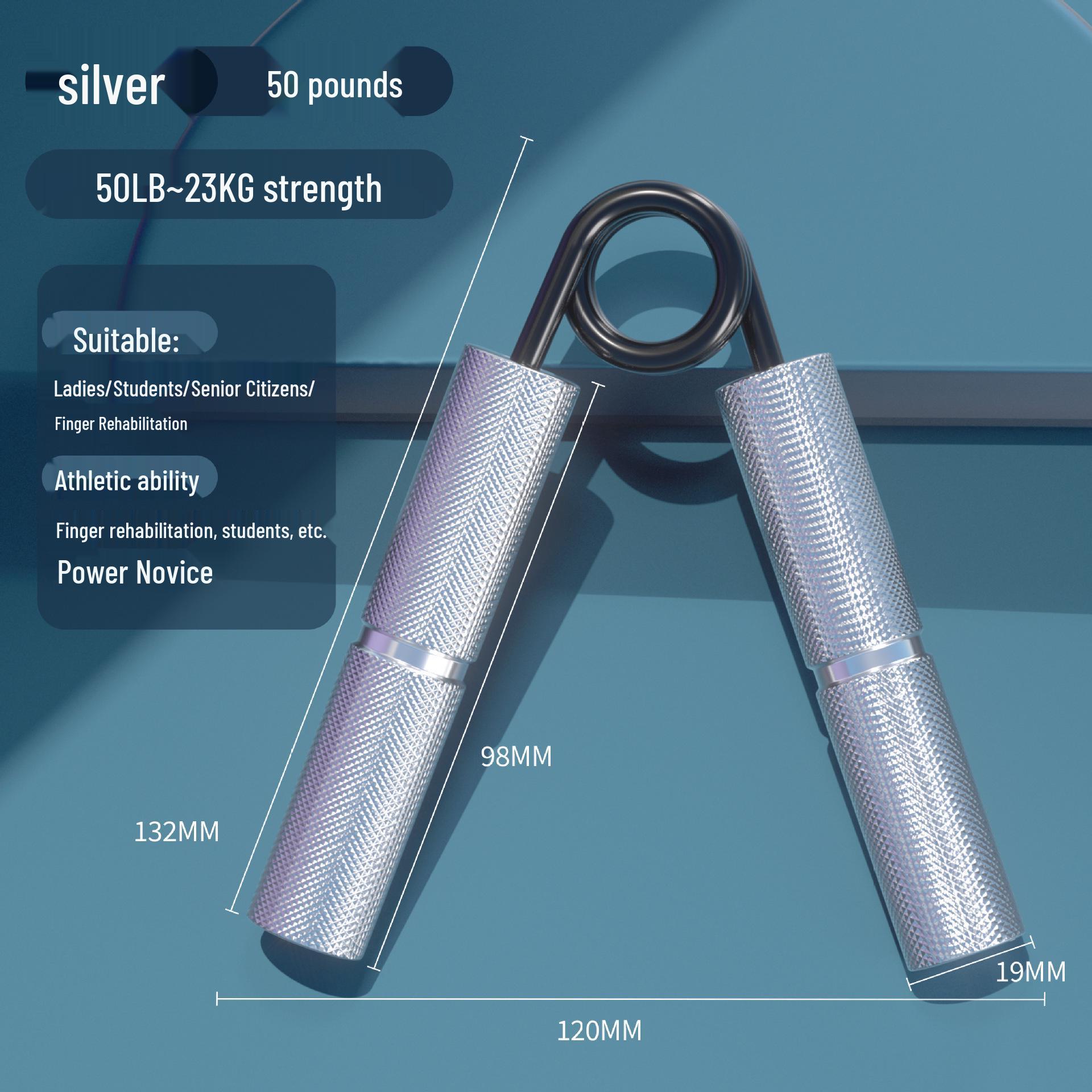Aluminum Alloy Hand Gripper: Type A Heavy-Duty Spring Steel Hand Trainer