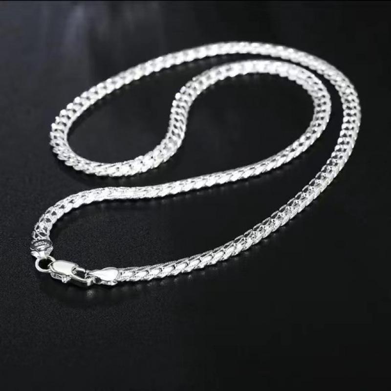 Necklace, Side Embossed Necklace Fashion Copper Necklace