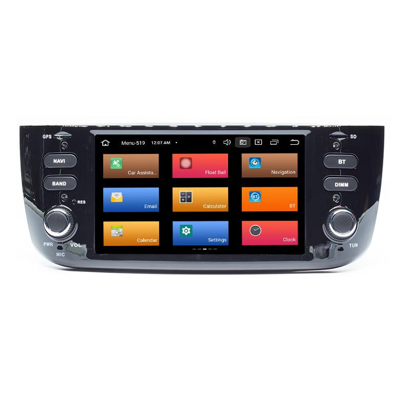 Fiat Punto GPS Navigation Carplay with Reversing Camera and Bluetooth CD System