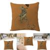 Animal Cartoon Zebra Linen Pillow Cover For Sofa Couch Decor 45x45cm