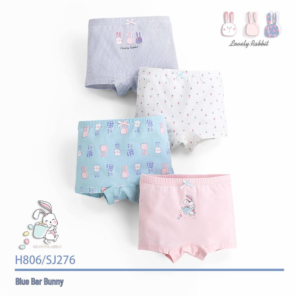 Children's Cotton Antibacterial Safety Underpants for Girls - Ideal for Elementary and Middle School Students
