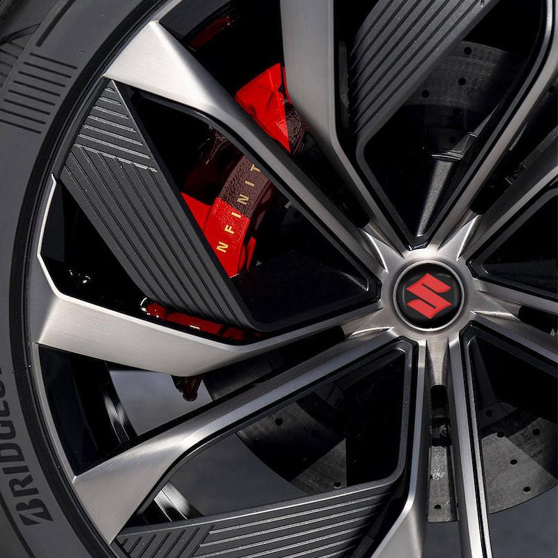 4pcs 60mm Car Wheel Center Hub Center Cap Rim Hub Dustproof Cover Emblemem for Suzuki Swift Samurai Sport Jimny Grand Vitara Alto GW250 Splash Swace