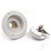 RV Camper Caravan Accessories Gravity Water Inlet With Lock Water Tank Filling Port White For Trailer Boat Leak-Proof Anti-Rust