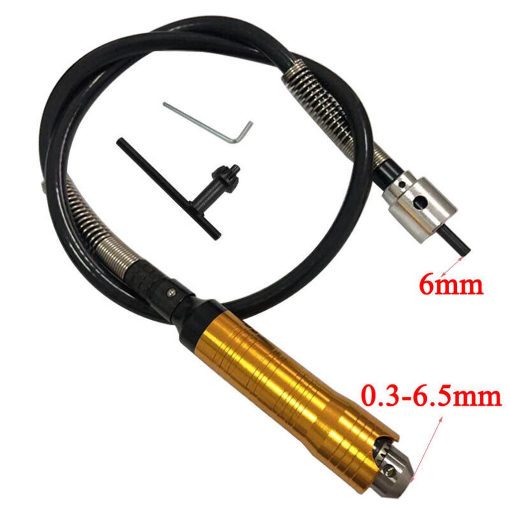 Flex Shaft Rotary Tool Attachment, Engraver Flexible Shaft, 0.24 Inch/6MM Flex Shaft Handpiece Power Tool
