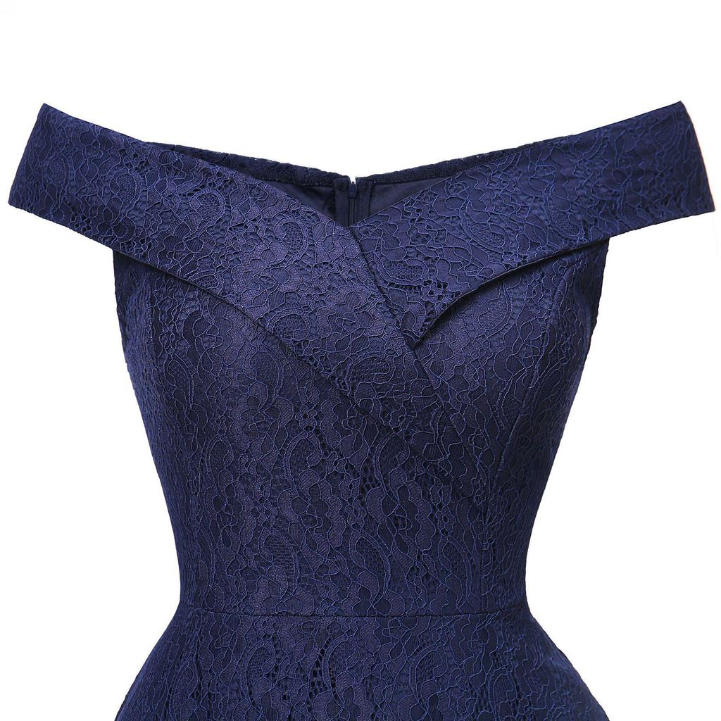 Summer One-Shoulder Lace Dress for Women