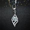 Live Broadcast Angel Wings Pendant: Pt950 White Gold Plated Women's Clavicle Chain - Fashionable Gift for Girlfriend.