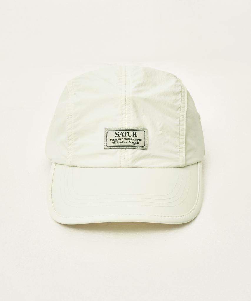 Seteo String 4 Panel Nylon Camp Cap Cream