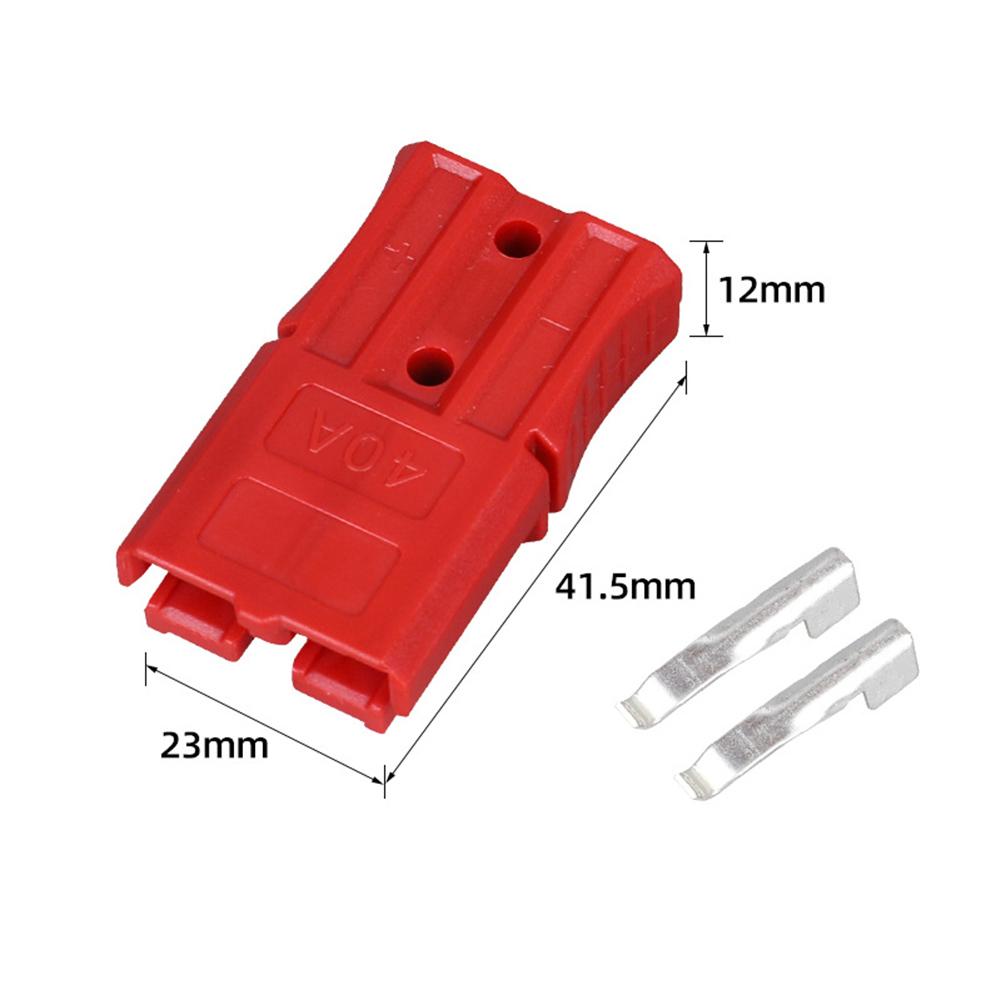 2Pcs For Anderson 40A Connector Amp Plug Terminal Forklift Battery Connector Wire & Cable Connectors