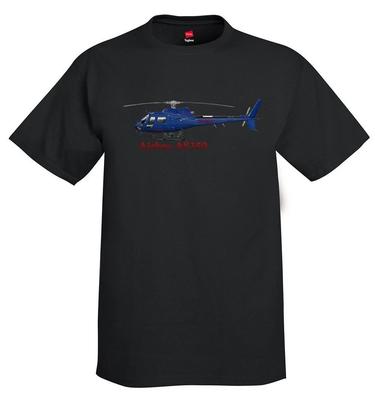 Airbus AS350 Hubschrauber T-Shirt - Personalisiert mit Ihrer N#