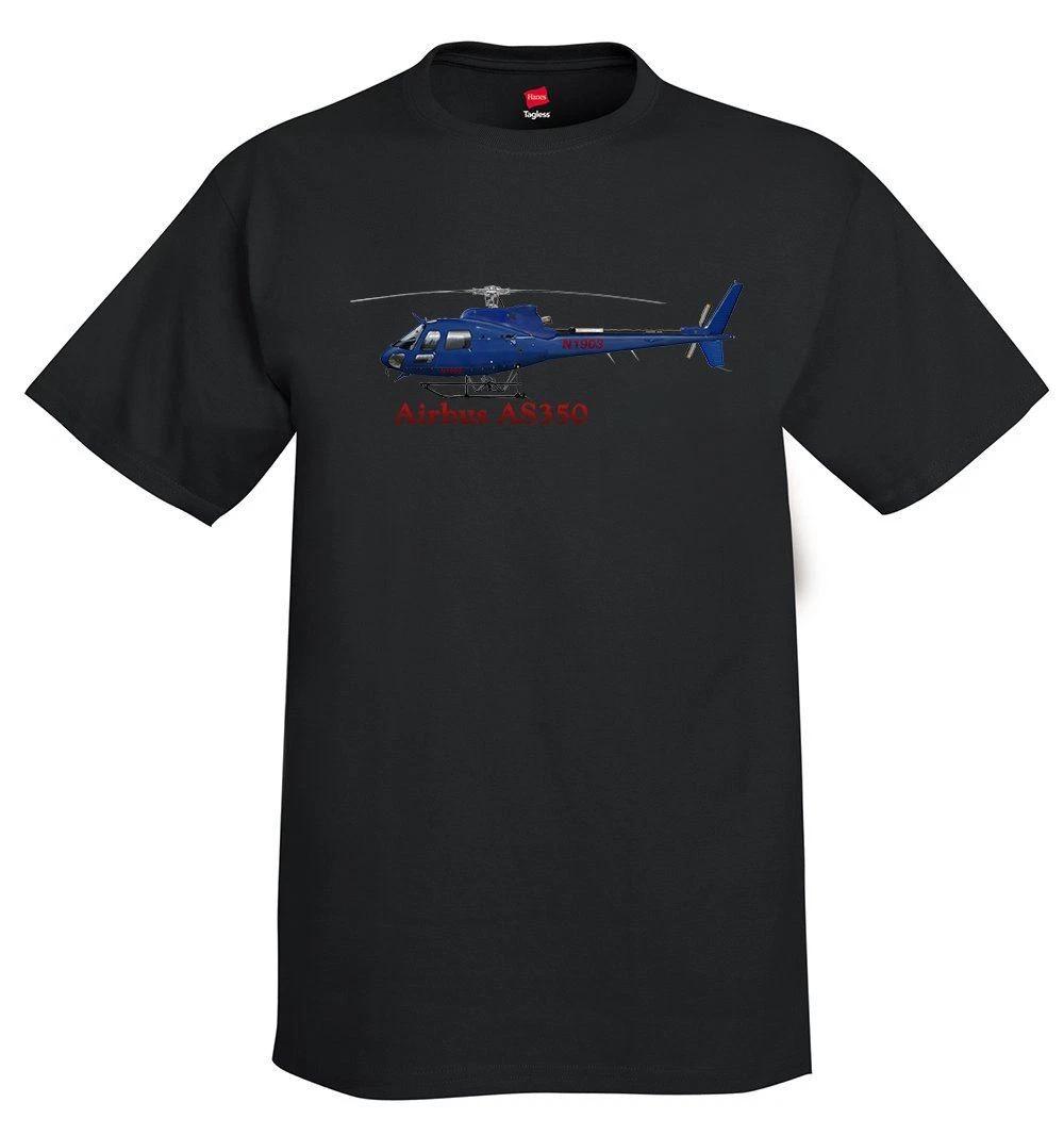 

Airbus AS350 Helicopter T-Shirt - Personalized with Your N# 4XL