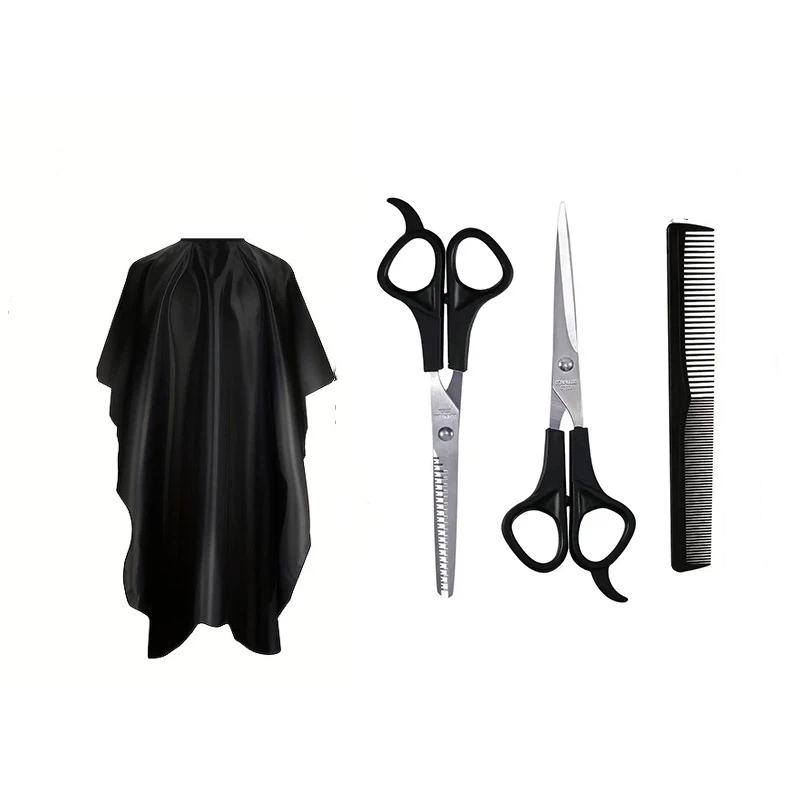 Professionelle Haarschneidewerkzeuge Wasserdichte Friseurschürze Haarschneidescheren Scheren Haarkamm Haarschneidewerkzeuge Für Friseure