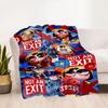 Digital Circus Style Blankets Are Suitable for Living Rooms,making Them an Ideal Choice for Outdoor Travel and Gifts.