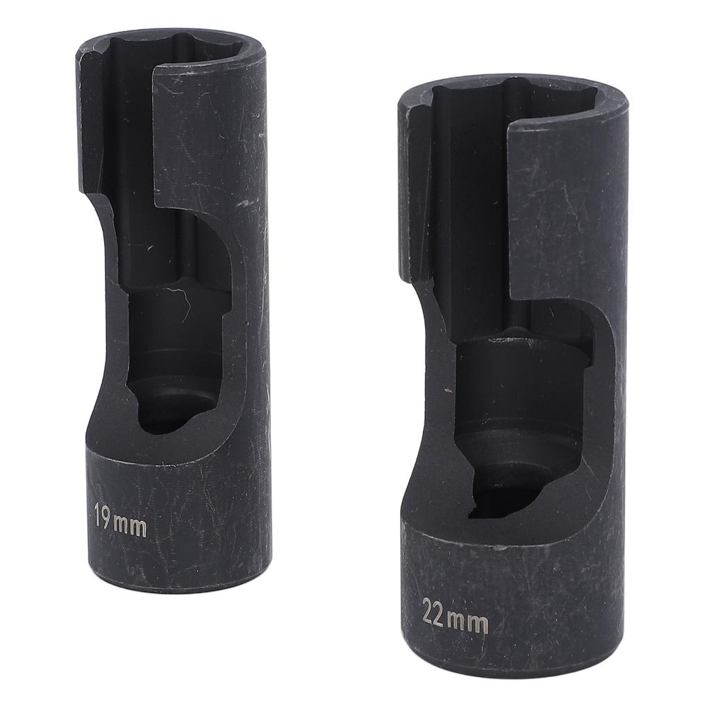 2 Pcs 1Celsius2 Inch Injector Fuel Line Socket Wrench Set Nut Wrench Spanner   Tangsten Steel for Bent Pipes EGT Sensors   Switches