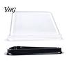 Convenient Takeout Pastry Boxes 100PCS Cake Slice Containers with Clear Lids, Triangular Disposable Plastic Box, Sliced Mille Feuille Trays