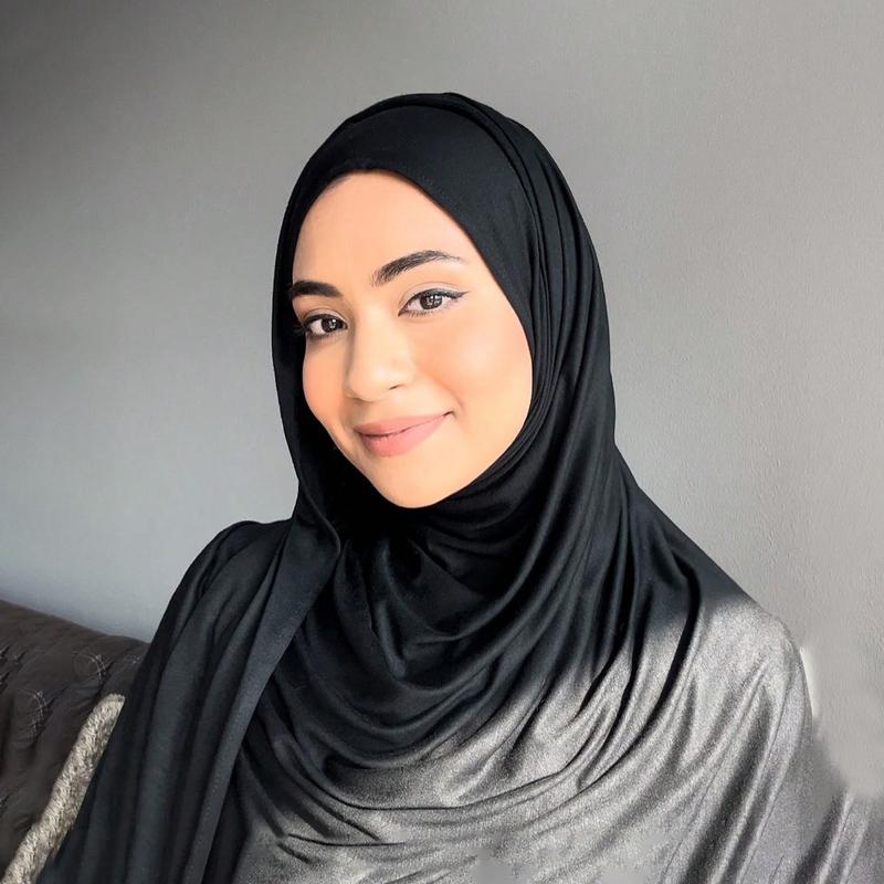 Muslimischer Sofort-Hijab Modal-Baumwoll-Jersey Ramadan-Hijab Damen Weicher Einfacher Schal Premium-Jersey-Schal Einfach zu tragende Kopfwickel