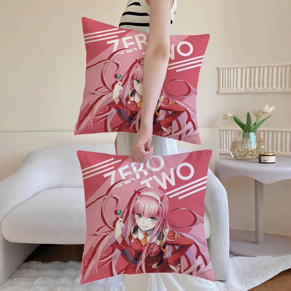 Z-Zero T-Two 002 Pillow Case Anti-dustmite Pillowcase Invisible Zipper Silky Sofa Cushion Cover