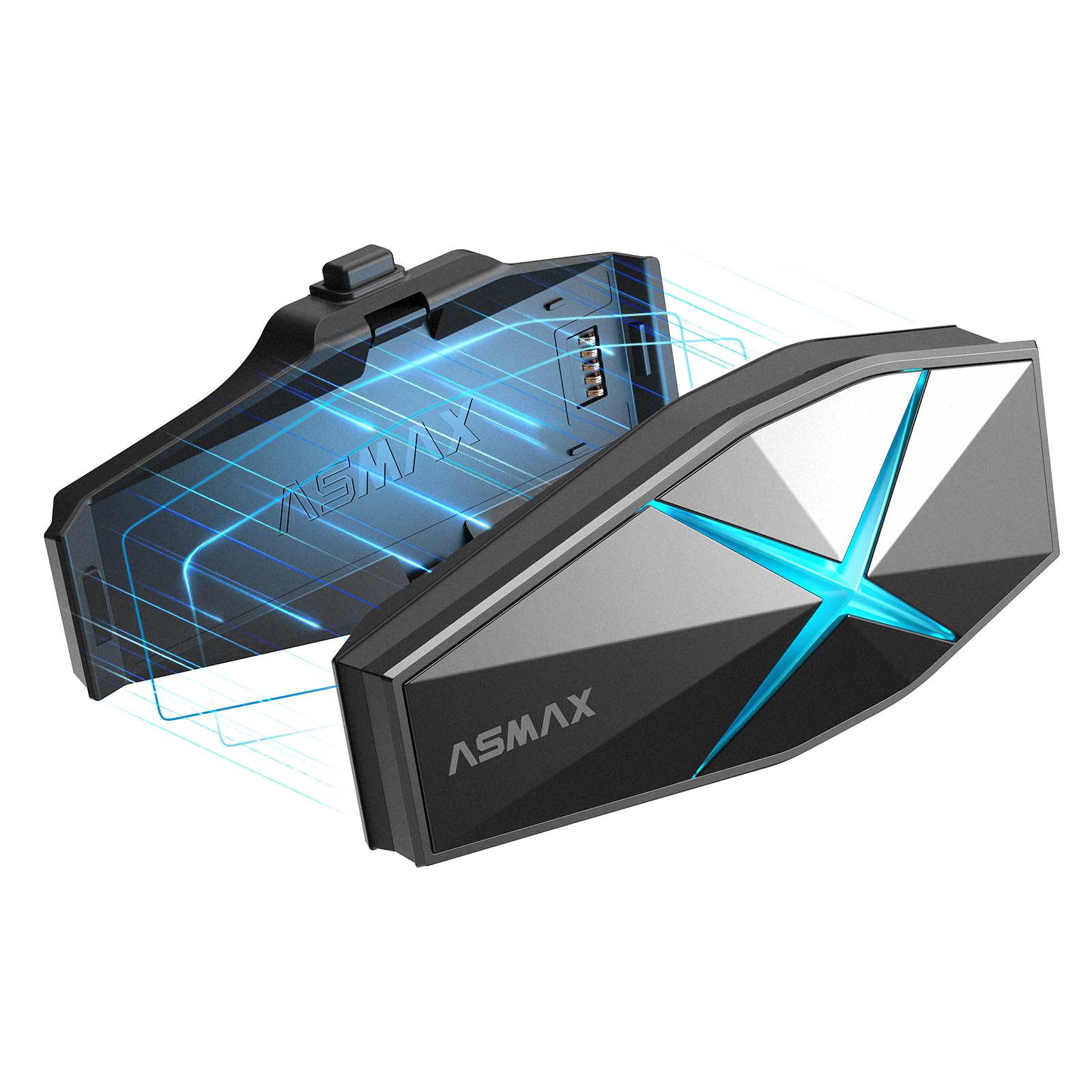 

Мотоциклетная рация ASMAX F1, одновременная Mesh-связь для 10 человек, Bluetooth 5.3, Японское голосовое управление, Совместима с другими мотоциклетными интер