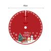 90cm Christmas Tree Skirt Base Cover for Indoor And Outdoor Use
