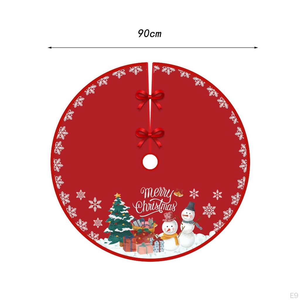 90cm Christmas Tree Skirt Base Cover for Indoor And Outdoor Use