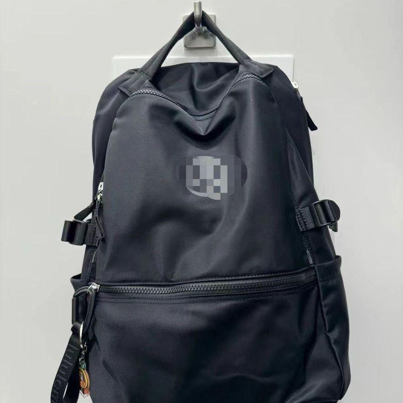 

Рюкзак Lu s 22 л Летняя новинка Спортивная сумка для йоги и фитнеса Дорожная сумка Рюкзак Студенческий рюкзак для мужчин и женщин Black