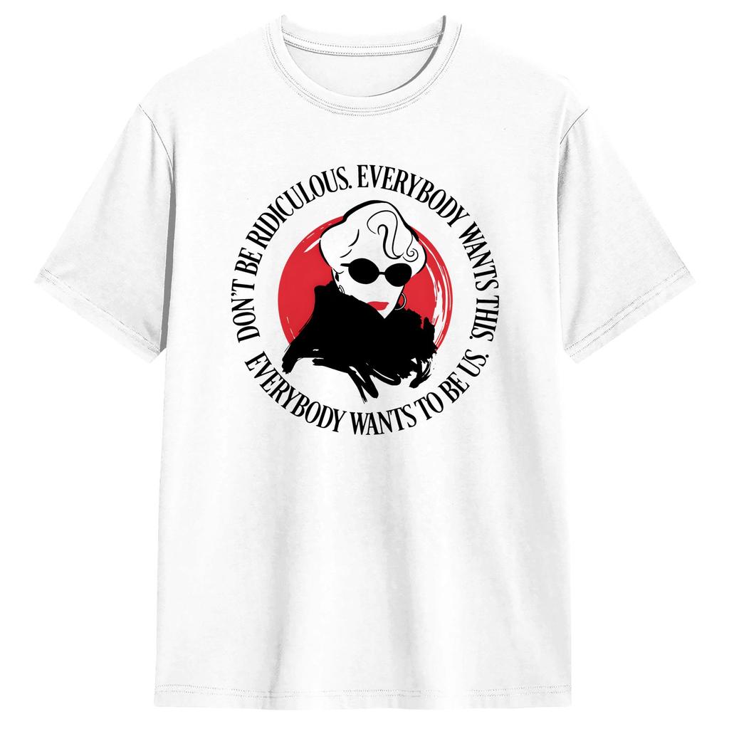 Miranda Priestly Movie The Devil Wears Pradaed Tshirts Cotton Tees Summer Streetwear Shortsleeve Tshirt O Neck Loose Tshirt