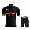 Ineos Grenadier Radsport Set Kurzarm Trikot und Trägerhose Pro Race Fahrradbekleidung Anzug Sommer MTB Kleidung Trikot Atmungsaktiv