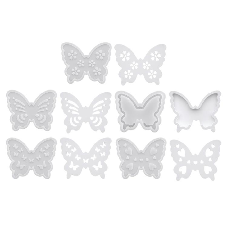 Hollow Butterfly Artisanal Silicone Mold Food Safe Material For Decorative Box Making And Creative Gift Crafting Projects