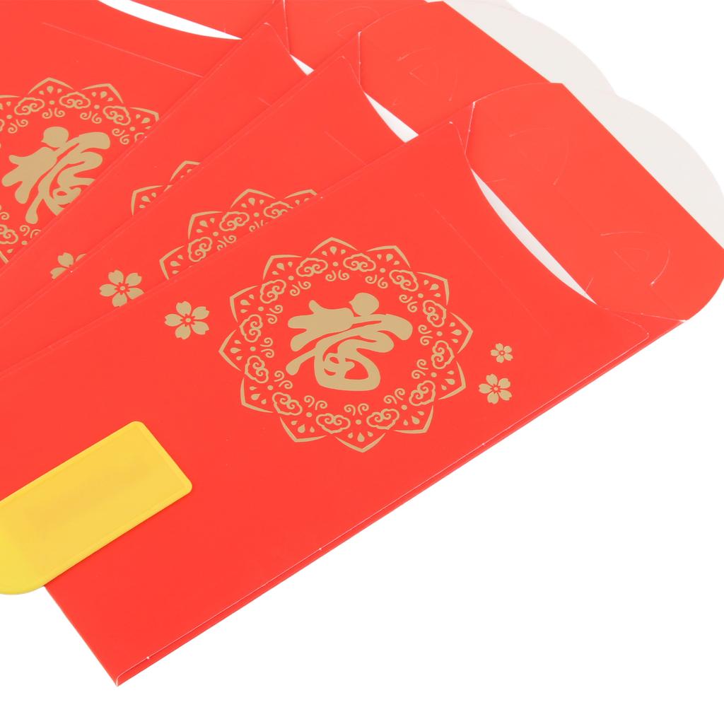 2023 Jahr des Hasen Frühlingsfest Kreativer Fächerförmiger Faltbarer Roter Umschlag Neujahrsfächer Roter Umschlag