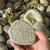 Realistic Disguised Rock Key Storage Box Resin Waterproof Imitation Stone Key Holder Spacious Design Natural Looking